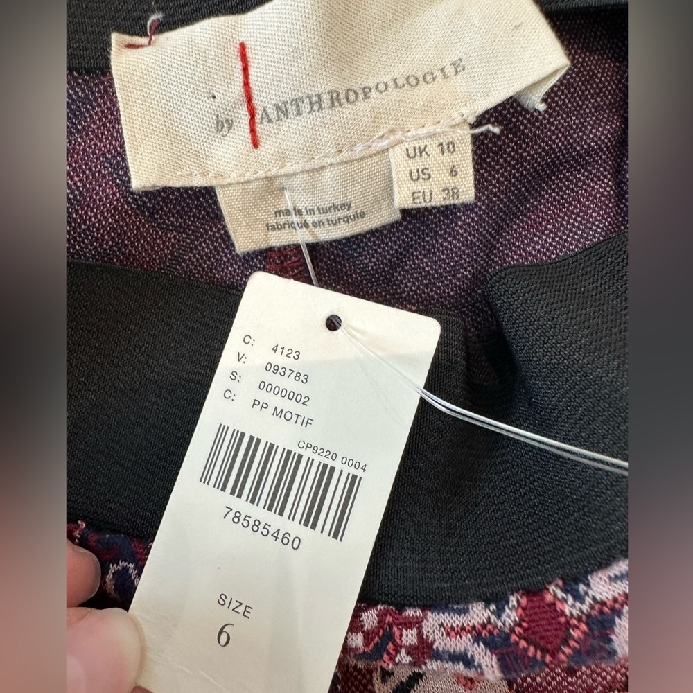 Anthropologie Damask Jacquard Flare Pants - Picture 12 of 13